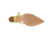 Load image into Gallery viewer, CHERRY TART Snake Print Spool Heel Sandals