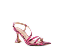 Load image into Gallery viewer, CHERRY TART Snake Print Spool Heel Sandals