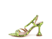 Load image into Gallery viewer, CHERRY TART Snake Print Spool Heel Sandals