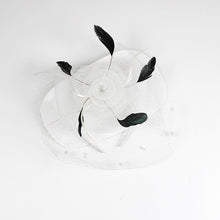 Load image into Gallery viewer, Flower Fascinator Headband w Clip
