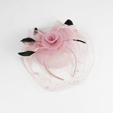 Load image into Gallery viewer, Flower Fascinator Headband w Clip