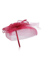 Load image into Gallery viewer, Classic Rose Fascinator w/ Headband & Clip