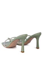 Load image into Gallery viewer, FETISH Croc Rhinestone Slider Sandals