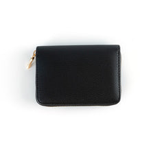 Load image into Gallery viewer, Solid Black PU Leather Med Wallet - 6pc