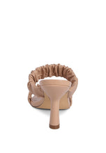 Load image into Gallery viewer, LADY LYNN Gather Around Slop-On Heeled Sandals