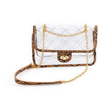 Load image into Gallery viewer, High Quality Quilted  Clear PVC Bag