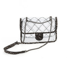 Load image into Gallery viewer, High Quality Quilted  Clear PVC Bag