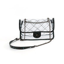 Load image into Gallery viewer, High Quality Quilted  Clear PVC Bag