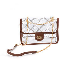 Load image into Gallery viewer, High Quality Quilted  Clear PVC Bag