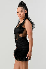 Load image into Gallery viewer, Be Adorable Ruffle Mini Dress