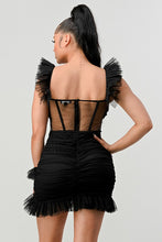 Load image into Gallery viewer, Be Adorable Ruffle Mini Dress