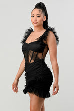 Load image into Gallery viewer, Be Adorable Ruffle Mini Dress