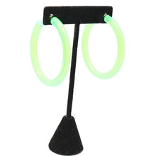 Load image into Gallery viewer, Neon Half Hoop Earrings