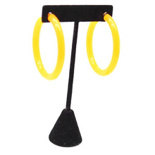 Load image into Gallery viewer, Neon Half Hoop Earrings