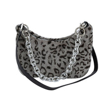 Load image into Gallery viewer, Leopard Print Plush Bag