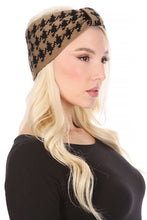 Load image into Gallery viewer, Houndstooth Bow Head Band
