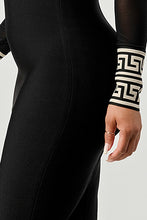 Load image into Gallery viewer, Athina Holiday Mesh Contrast Print Bandage