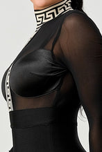 Load image into Gallery viewer, Athina Holiday Mesh Contrast Print Bandage