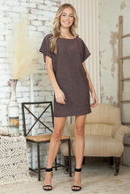 Load image into Gallery viewer, Lurex Low V Back Dress