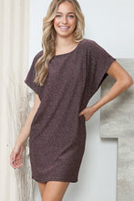 Load image into Gallery viewer, Lurex Low V Back Dress