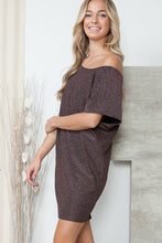 Load image into Gallery viewer, Lurex Low V Back Dress