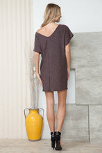 Load image into Gallery viewer, Lurex Low V Back Dress