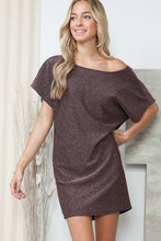 Load image into Gallery viewer, Lurex Low V Back Dress