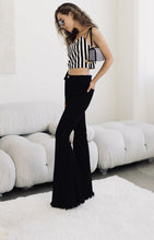 Load image into Gallery viewer, Black High Rise Flare Jeans