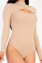 Load image into Gallery viewer, Front Cutout Long Sleeve Bodysuit