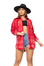 Load image into Gallery viewer, Corduroy Top in Red