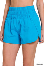 Load image into Gallery viewer, Windbreaker Smocked Waistband Running Shorts