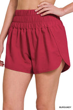 Load image into Gallery viewer, Windbreaker Smocked Waistband Running Shorts