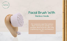 Load image into Gallery viewer, Facial Brush Bamboo Handle