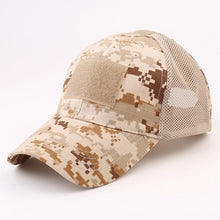 Load image into Gallery viewer, Tactical Military Patch Hat w Adjustable Strap