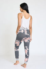 Load image into Gallery viewer, Plus Floral Drawstring Jogger
