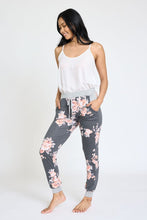 Load image into Gallery viewer, Plus Floral Drawstring Jogger