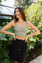 Load image into Gallery viewer, Ribbed Underline Seams Brami Top