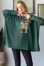 Load image into Gallery viewer, Heimish Sequin Nutcracker Long Sleeve Ribbed Top
