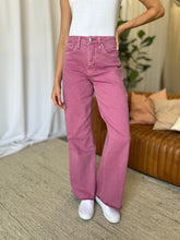 Load image into Gallery viewer, RFM Full Size High Rise Garment Dye Wide Leg Jeans