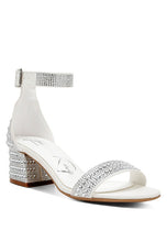 Load image into Gallery viewer, Twerky Rhinestones Embellished Block Sandals