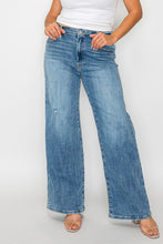 Load image into Gallery viewer, bytos Full Size High Rise Wide Leg Jeans with Pockets