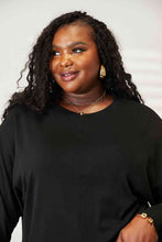 Load image into Gallery viewer, 2 Colors - Double Take Seam Detail Round Neck Long Sleeve Top Ti Amo I love you