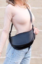 Load image into Gallery viewer, Millie Vegan Leather Crescent Sling