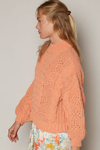 Load image into Gallery viewer, POL Mock Neck Cable Knit Sweater