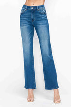 Load image into Gallery viewer, bytos Full Size Cat's Whiskers High Rise Straight Jeans