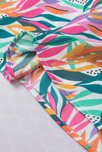 Load image into Gallery viewer, Abstract Print Ruffled Flutter Shoulder Blouse