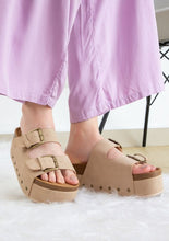 Load image into Gallery viewer, NINA Double Buckle Bands Comfortable Flatforms