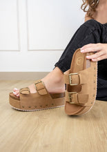 Load image into Gallery viewer, NINA Double Buckle Bands Comfortable Flatforms