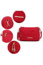 Load image into Gallery viewer, MKF Collection Rosalie Solid Quilted Shoulder Bag