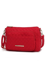 Load image into Gallery viewer, MKF Collection Rosalie Solid Quilted Shoulder Bag